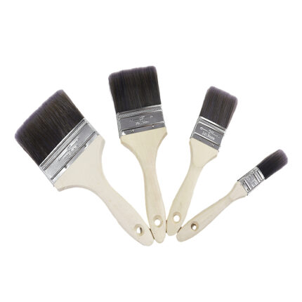 paint brush set wall painting handle tool wood handles polishing application factory supply