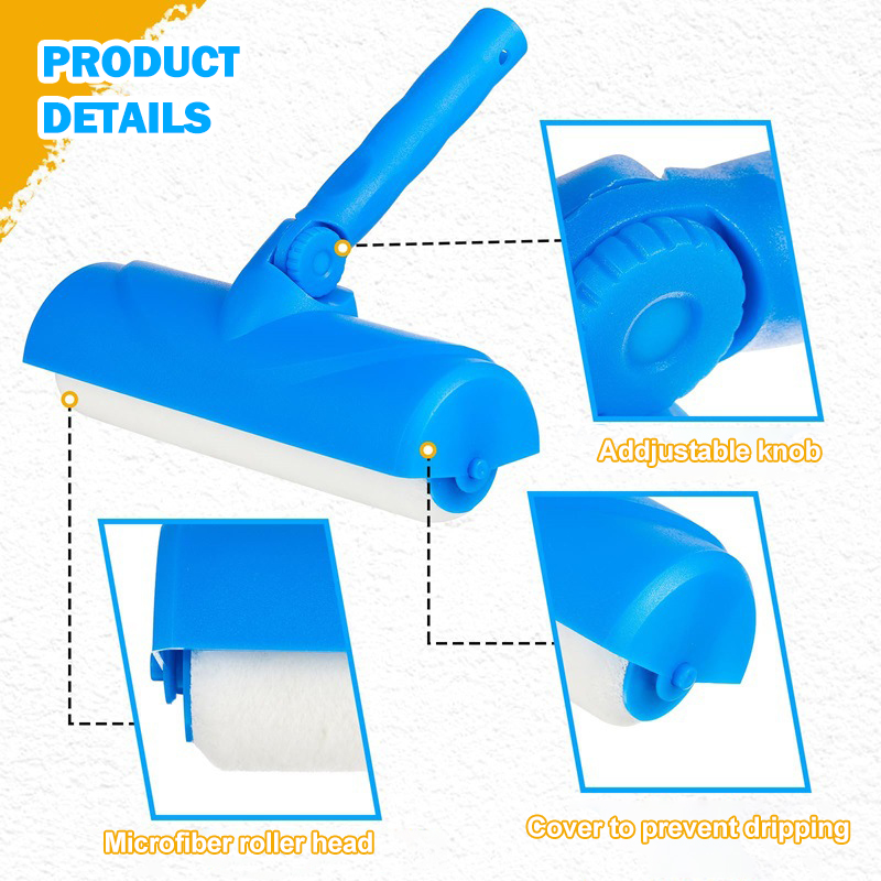 paint roller brush 9 inch professional splatter shield paint roller with microfiber cover paint roller brush 9 inch professional splatter shield paint roller with microfiber cover