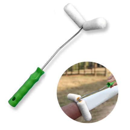 4 inch polyester painting cover refill sleeve brush tube double side head paint roller long frame handle