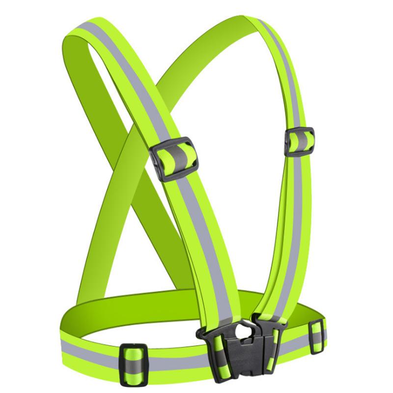 highlight reflective straps night work security running cycling safety vest reflective belt highlight reflective straps night work security running cycling safety vest reflective belt
